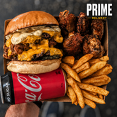 COMBO Solteiro - 1X Classic Chicken Cheese + Coca-Cola + 500g Fritas + 500g de Frango Frito